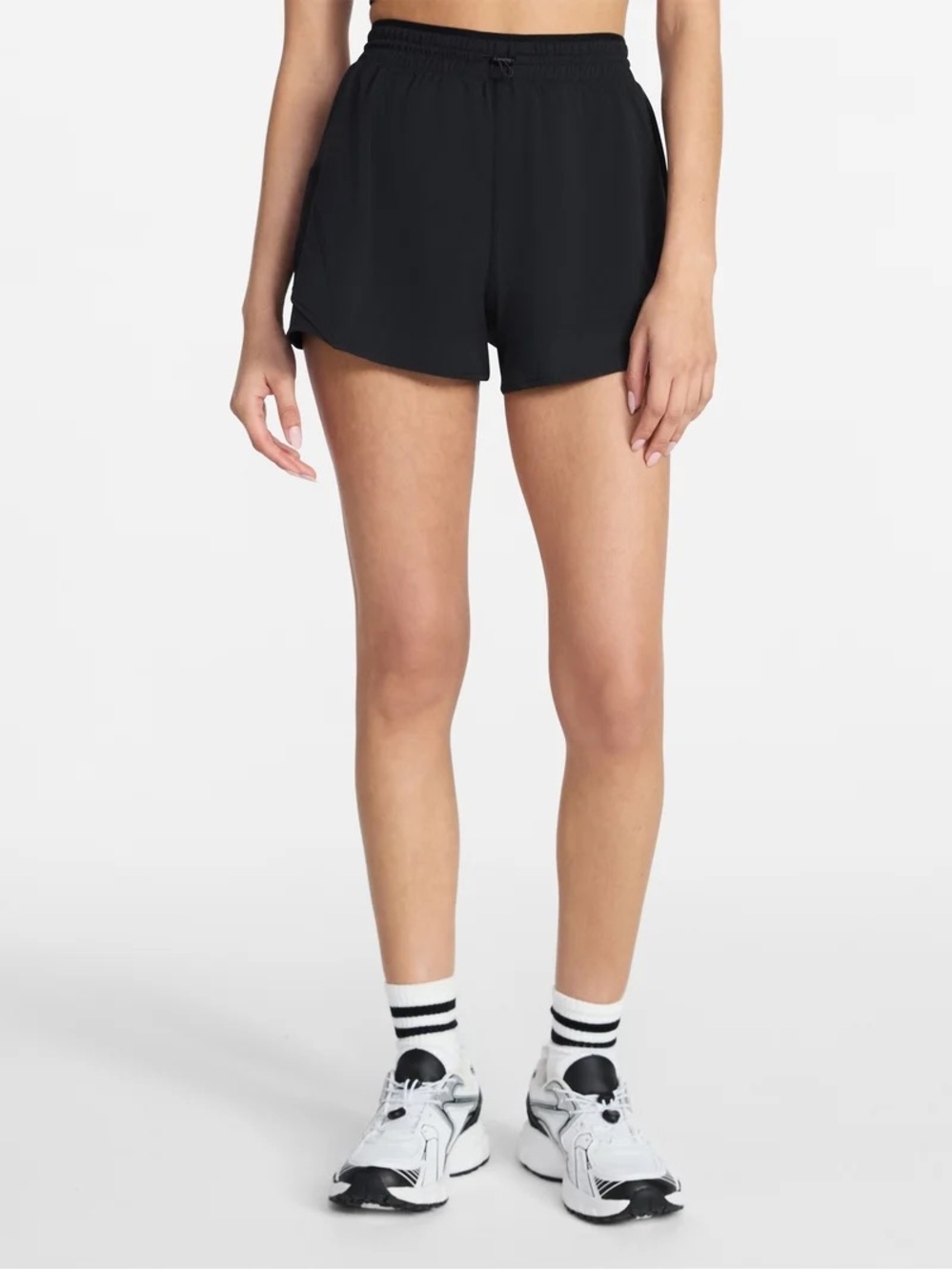 Avia Women's Flounce Black Running Shorts NWT medium